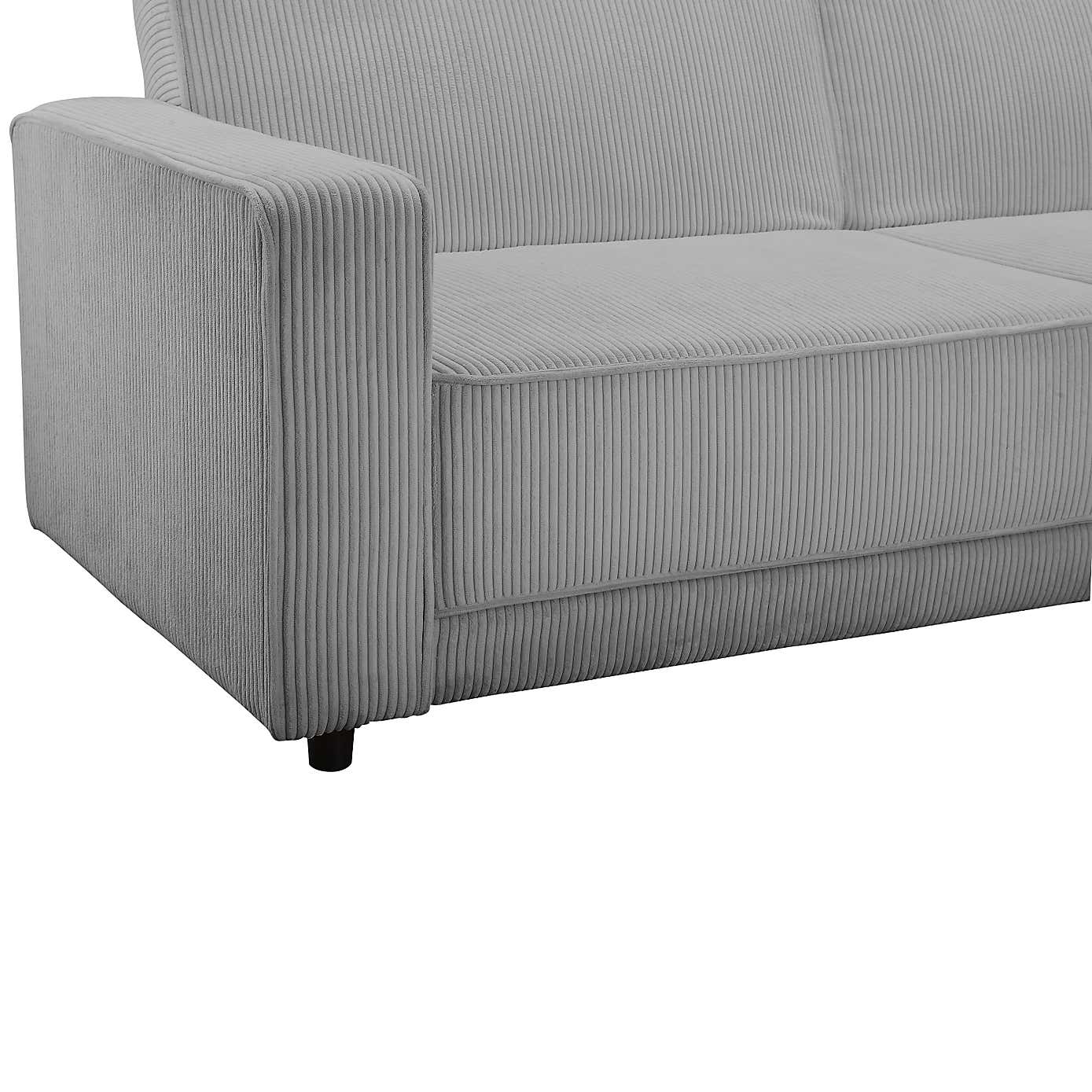 Allie Corduroy 3 Seater Sofa Bed