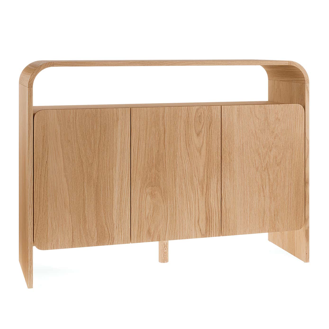 Bennett Console Table, Light Oak