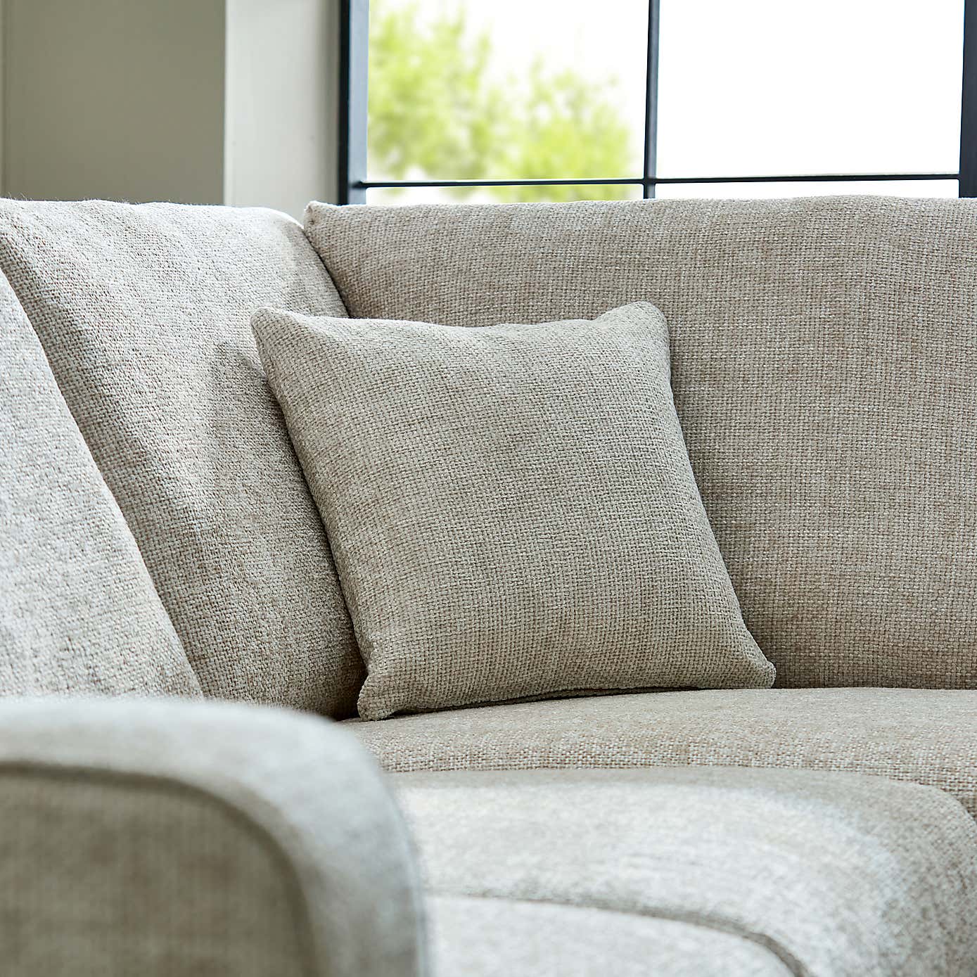 Carson Chunky Chenille Right Hand Corner Sofa