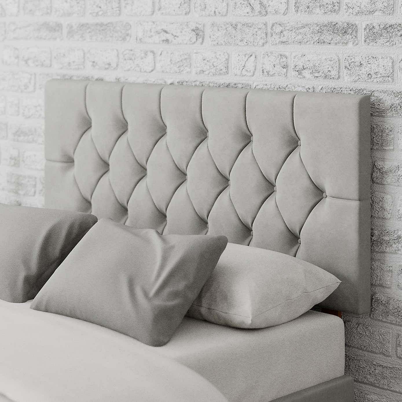 Olivier Plush Velvet Headboard