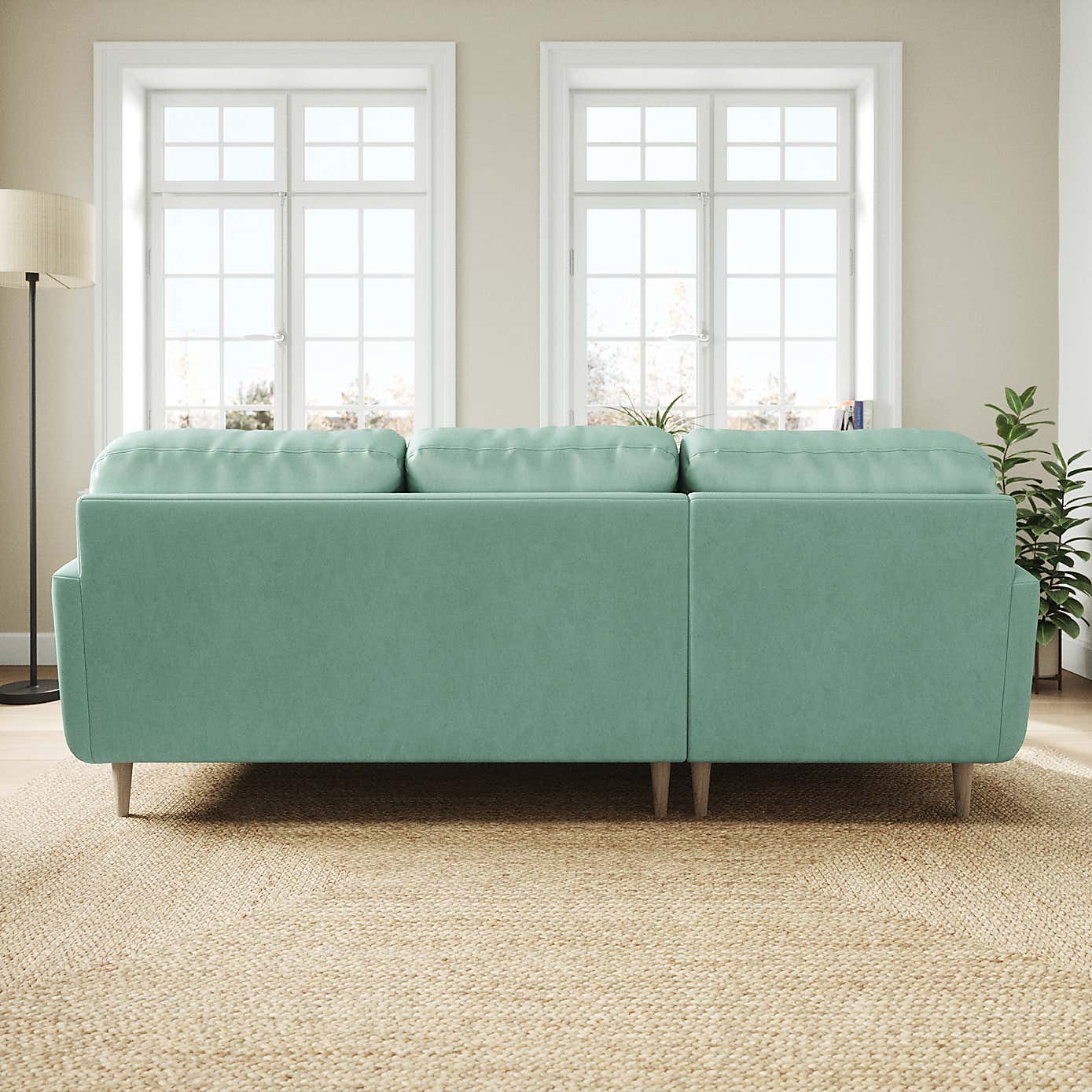 Sven Opulent Velvet Large Corner Chaise Sofa