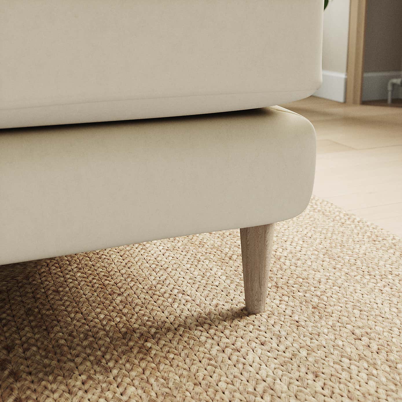 Sven Opulent Velvet Corner Chaise Sofa