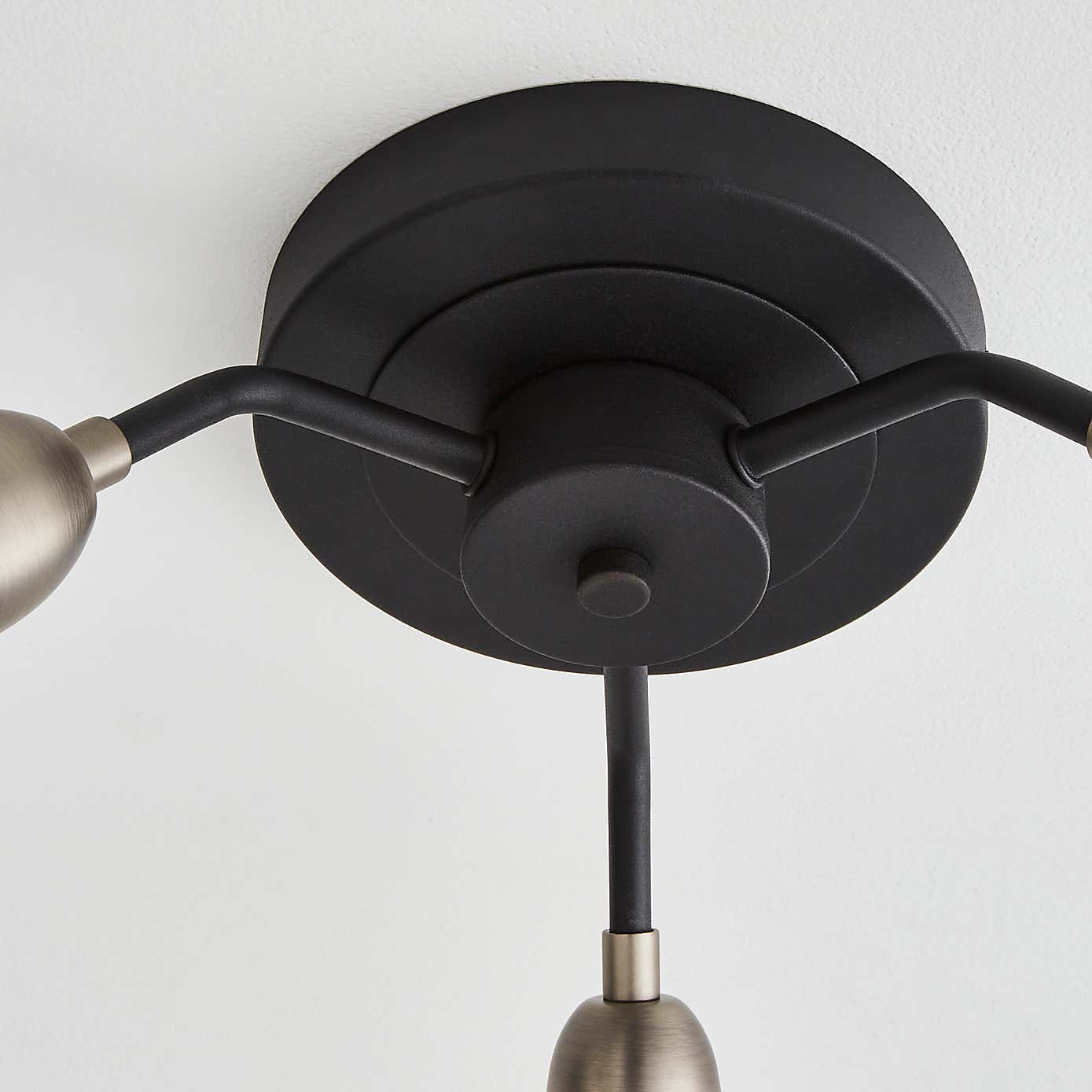 Marsden 3 Light Semi Flush Ceiling Fitting