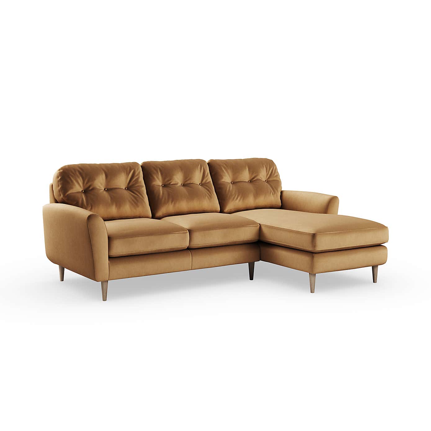Sven Opulent Velvet Large Corner Chaise Sofa