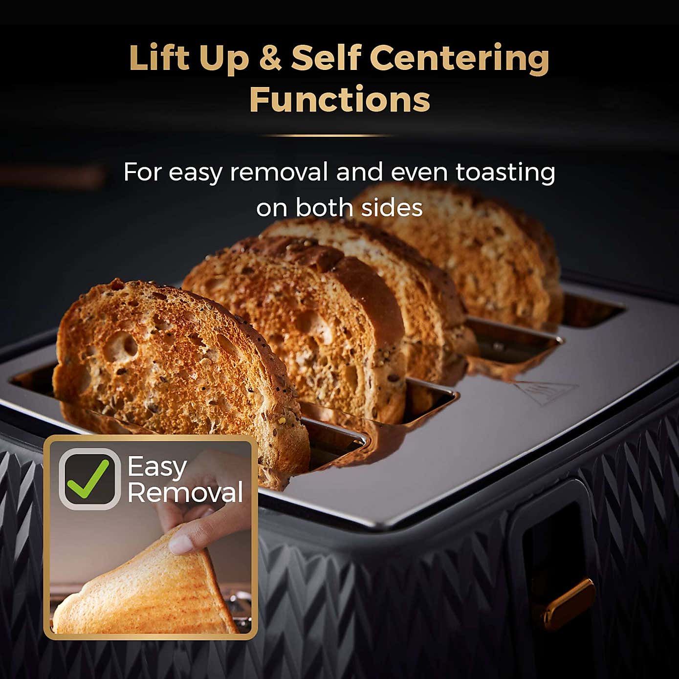 TOWER Empire 4 Slice Toaster