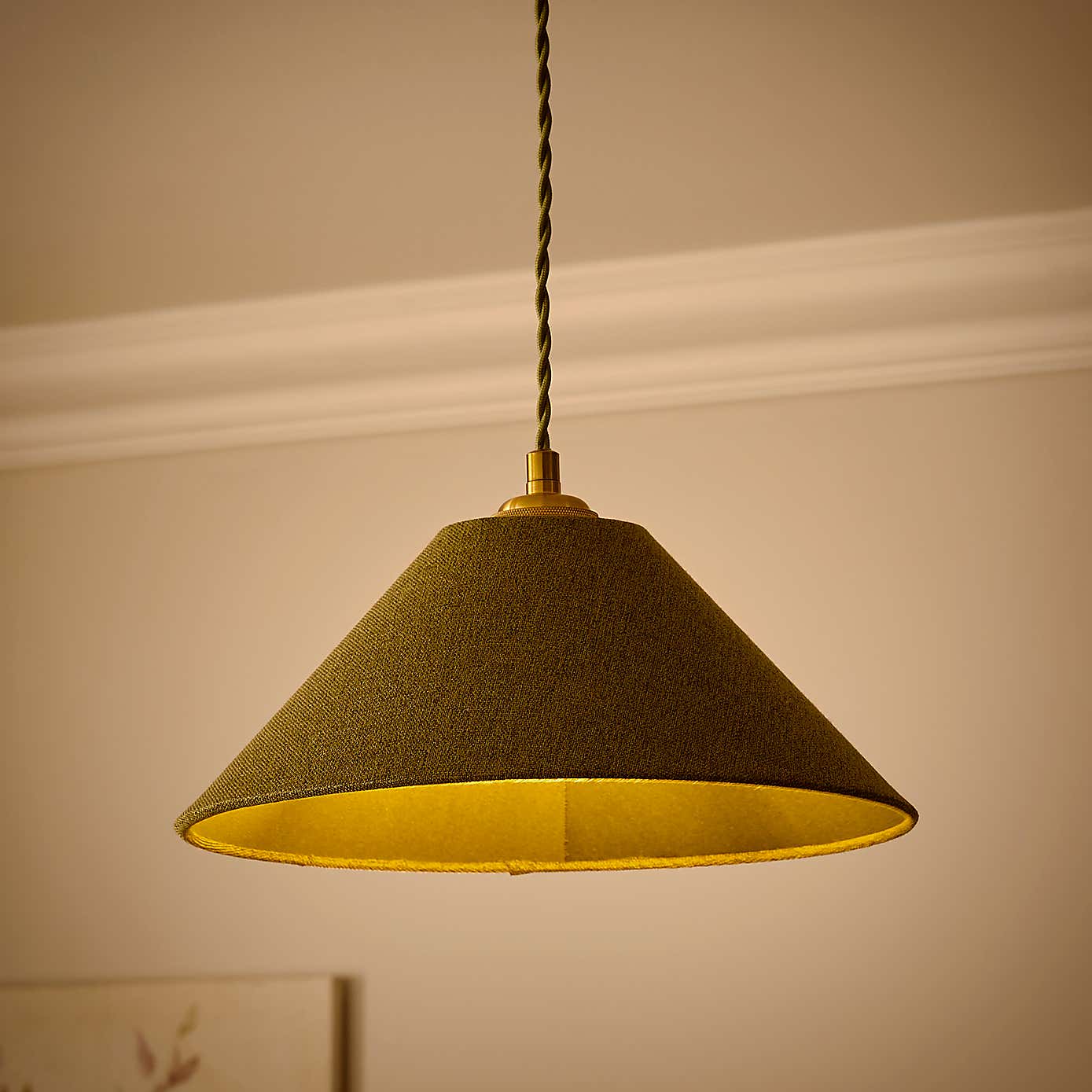 Churchgate Ashby Conical Extreme Empire Easy Fit Lamp Shade
