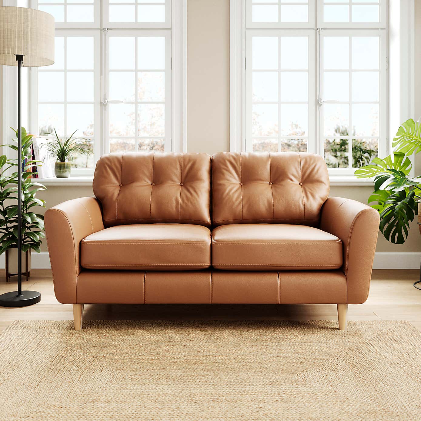 Sven Classic Leather 2 Seater Sofa