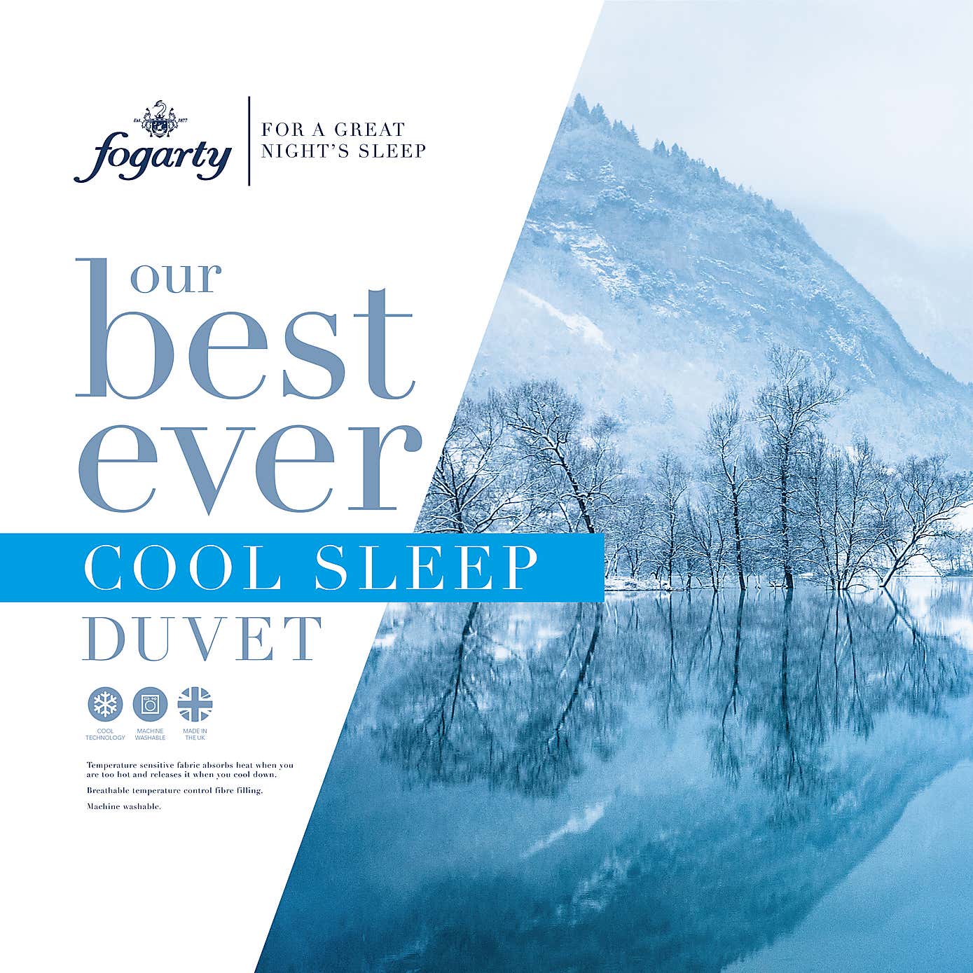 Fogarty Cool Sleep 4.5 Tog Duvet