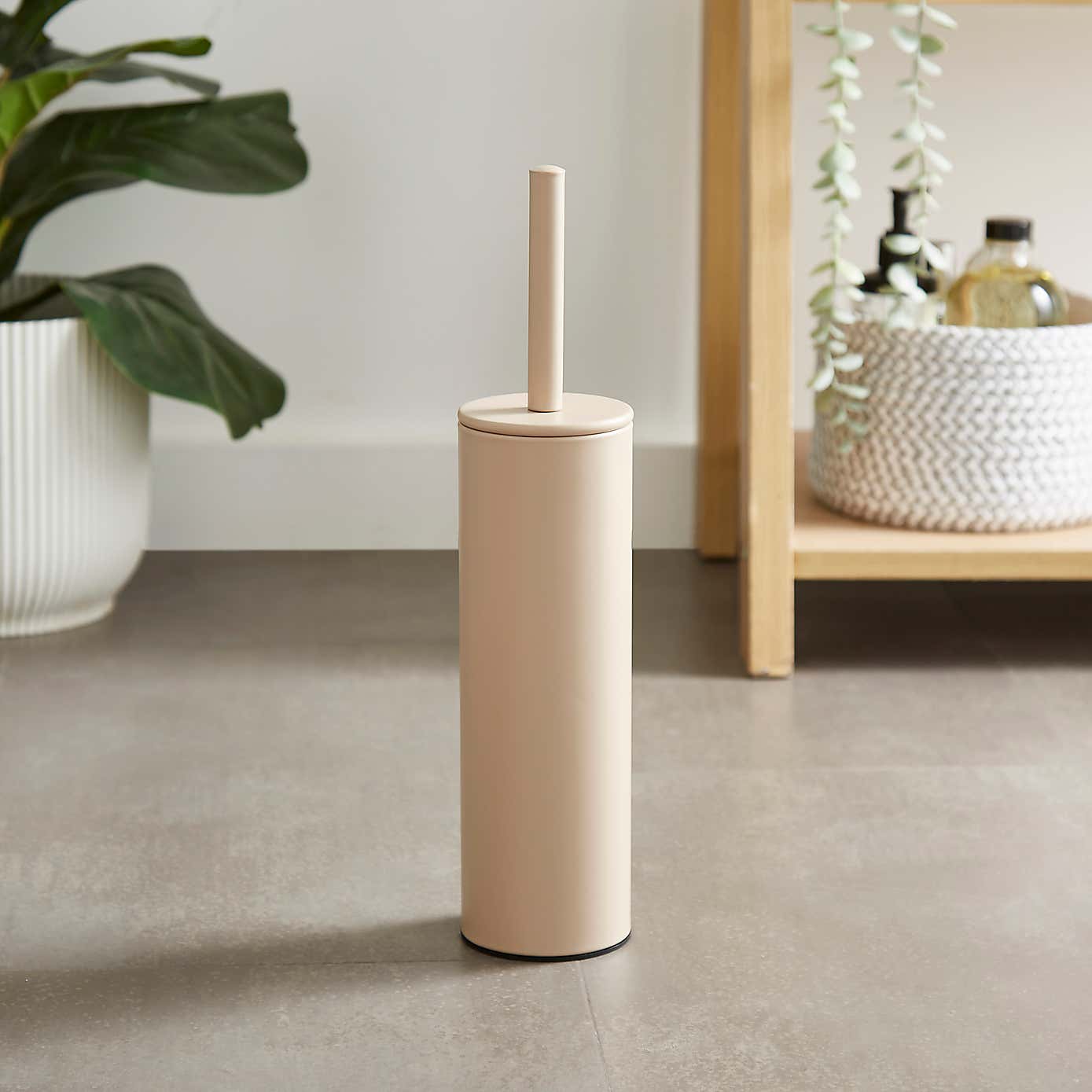 Slim Metal Toilet Brush