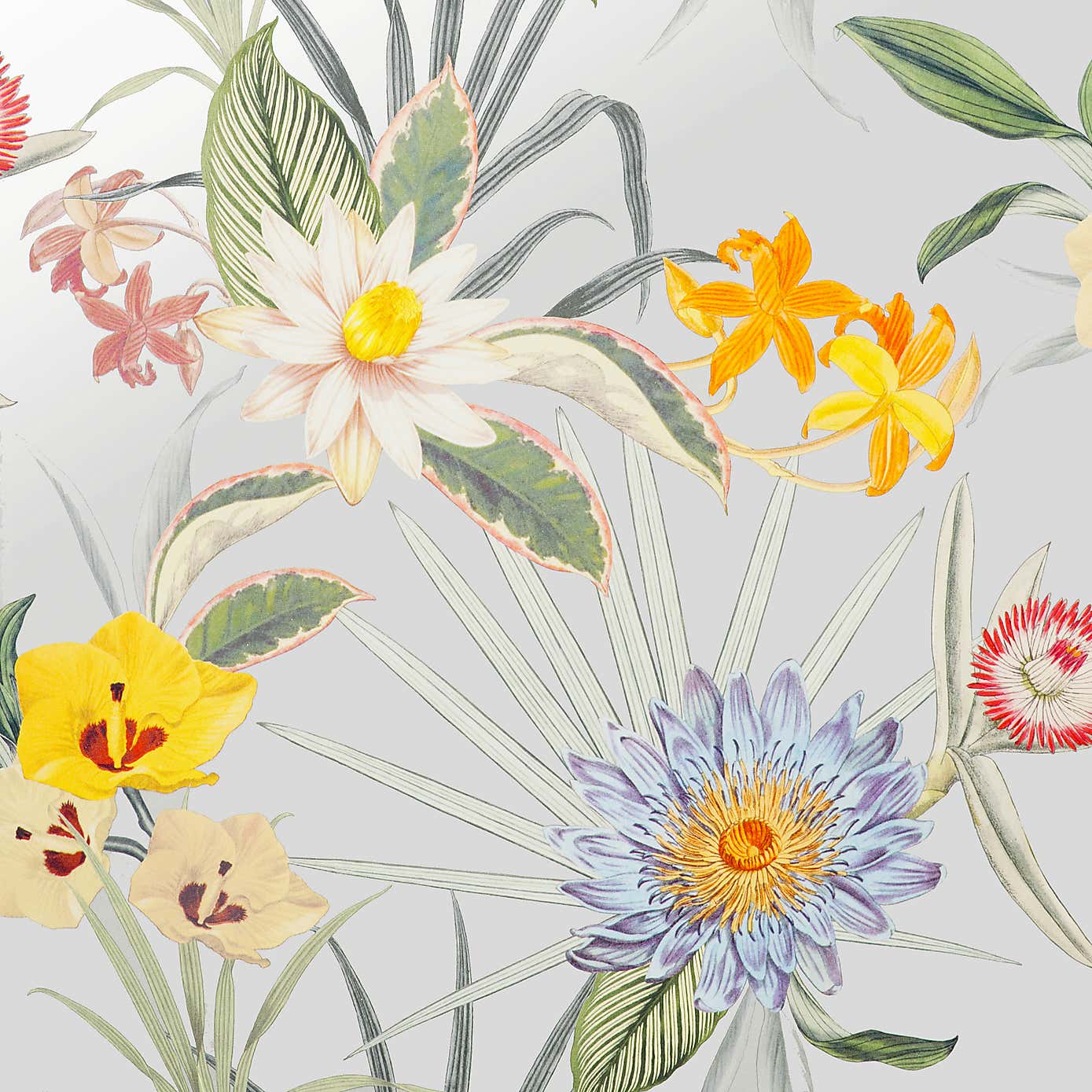 Tropical Floral Wallpaper