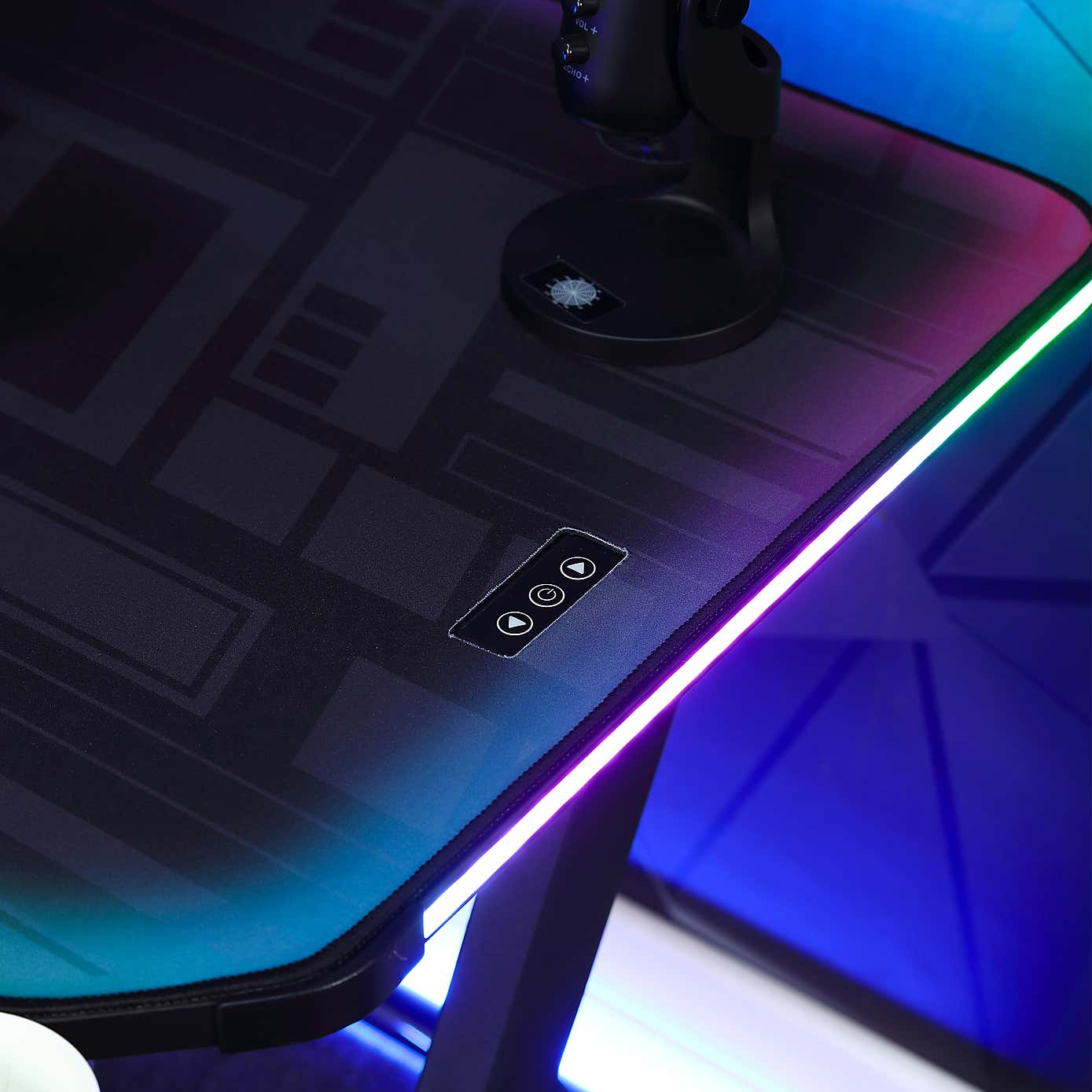 X Rocker Lumio RGB Gaming Desk with App Controlled Lights