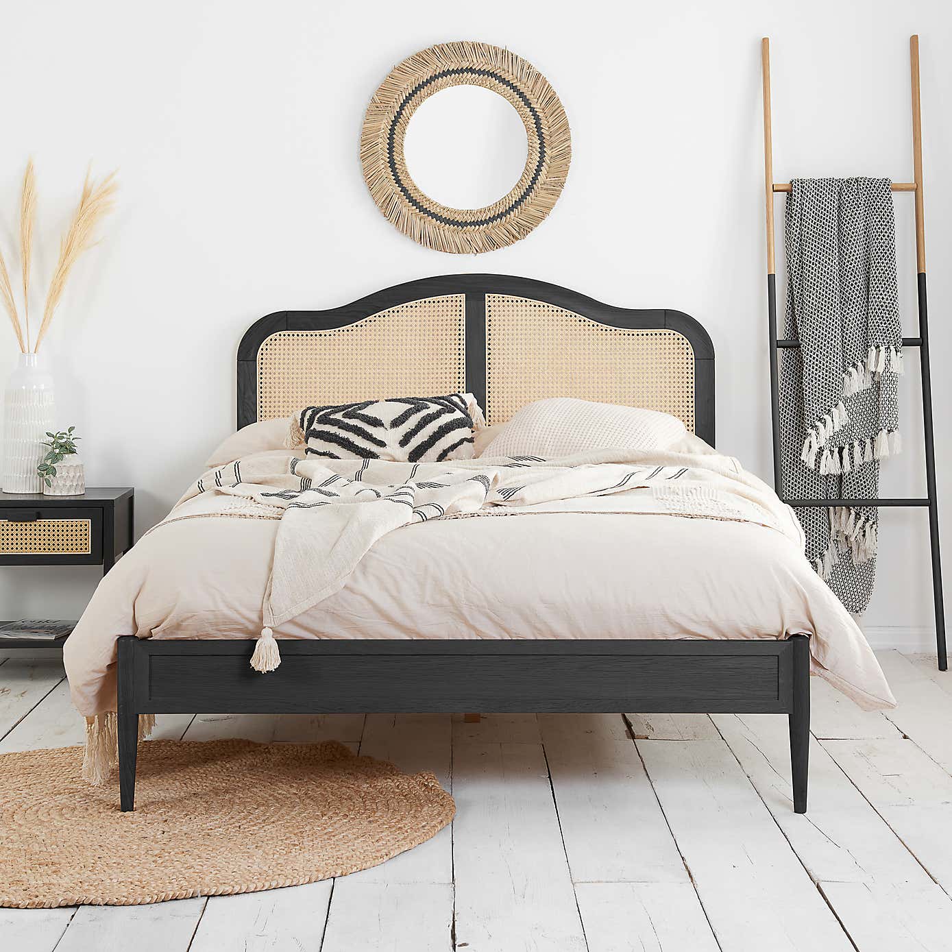 Leonie Rattan Bed
