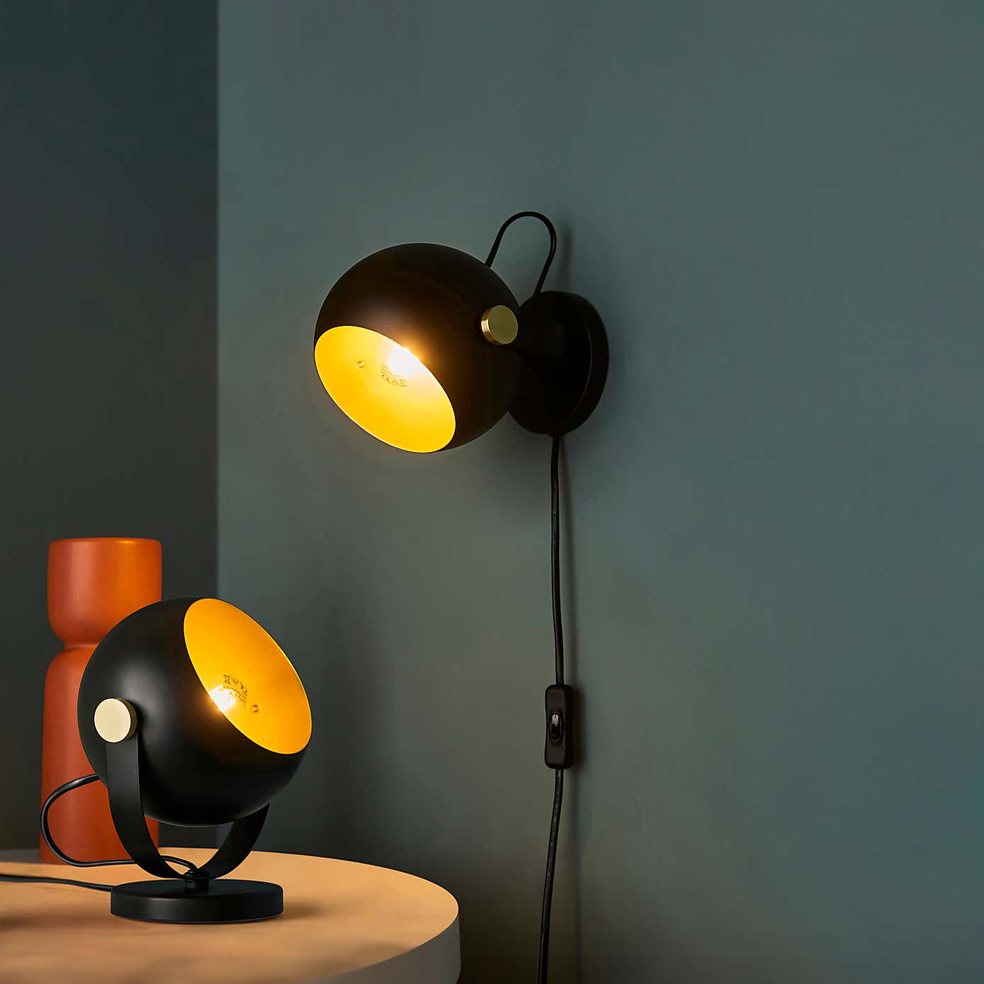 Elements Olympya Adjustable Table Wall Light