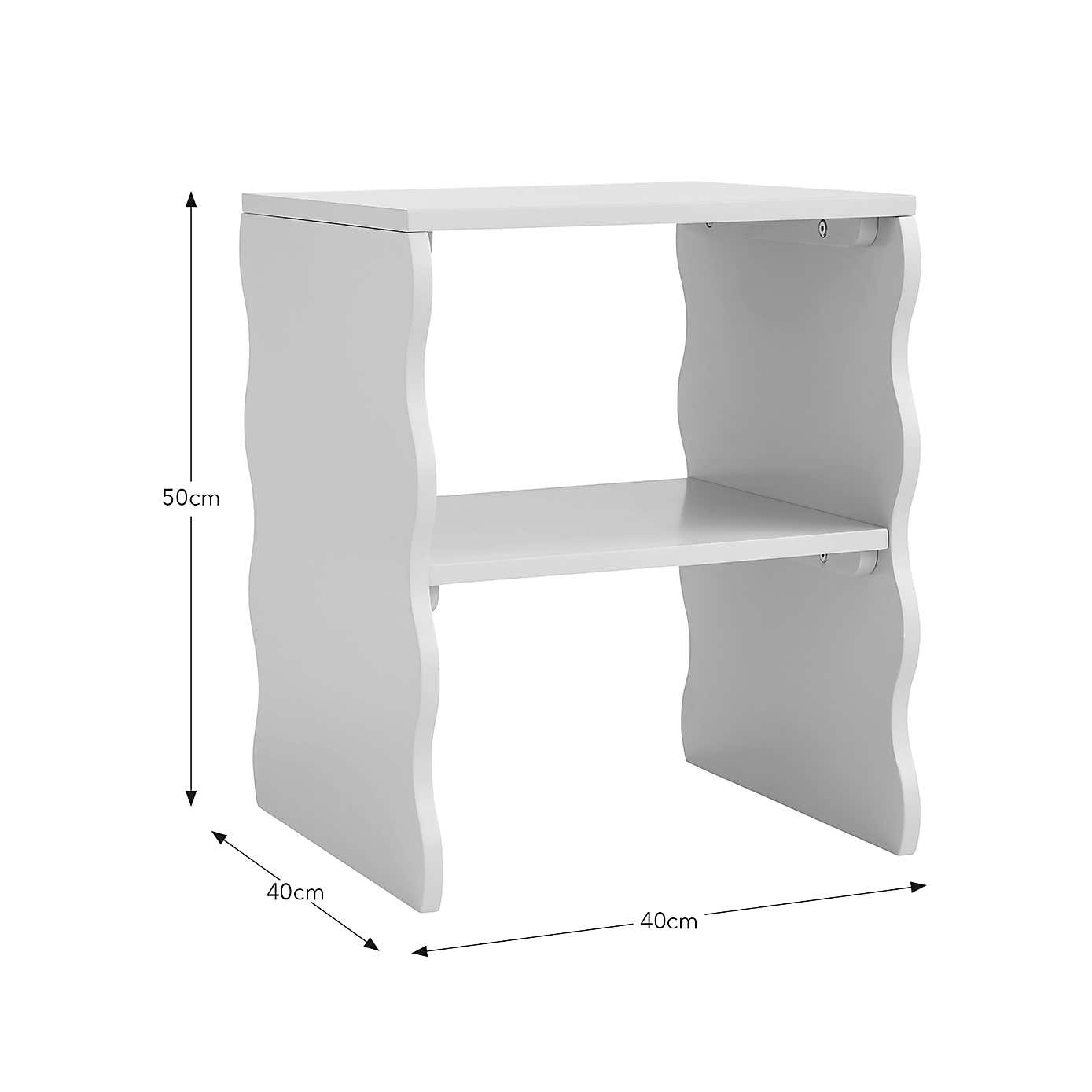 Posie Wavy Bedside Table
