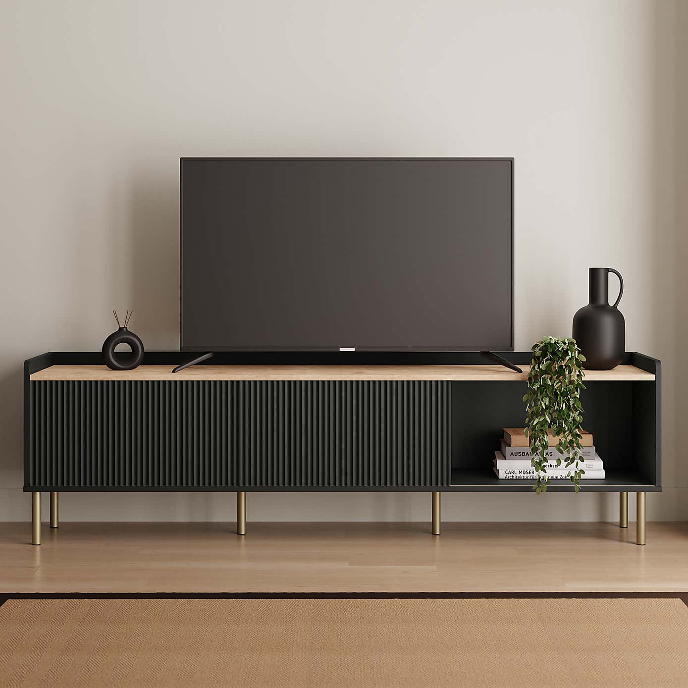 Georgi Extra Wide TV Unit Black