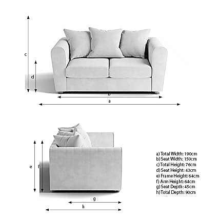 Blake Opulent Velvet Curved Arm Quilted 2 Seater Sofa