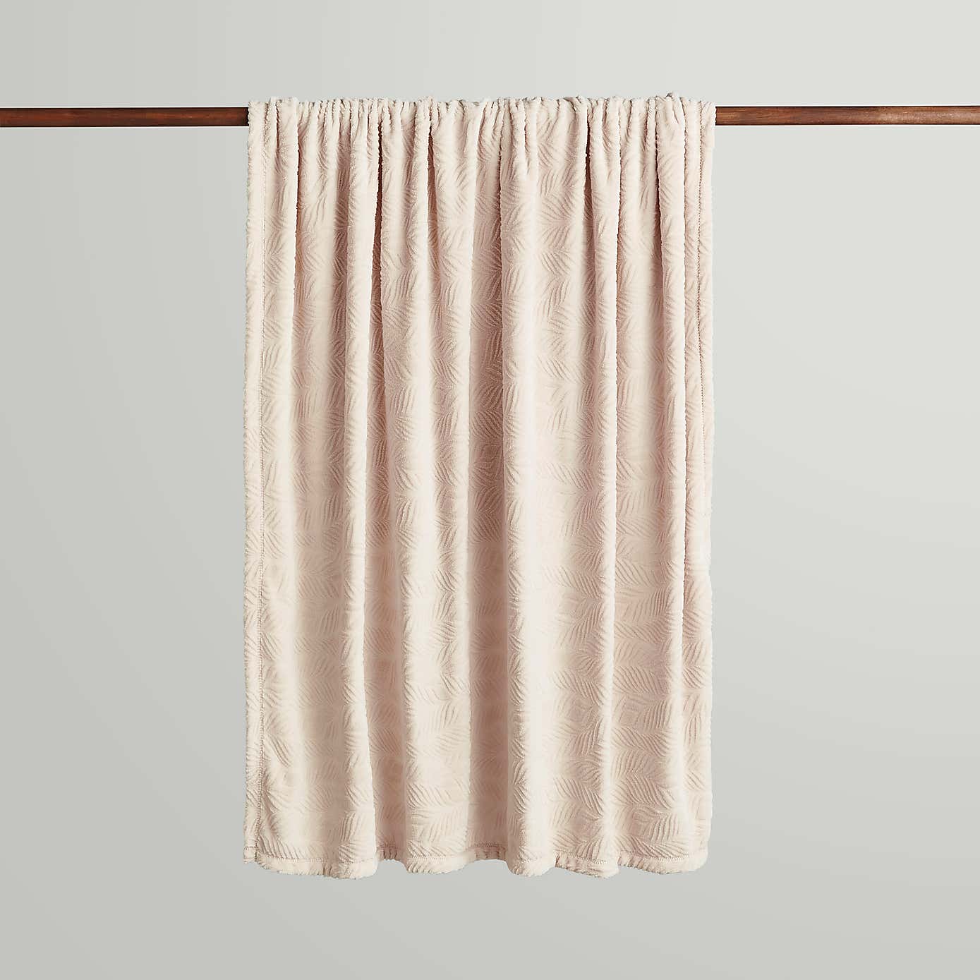 Leila Leaf Fleece Throw 130x170cm