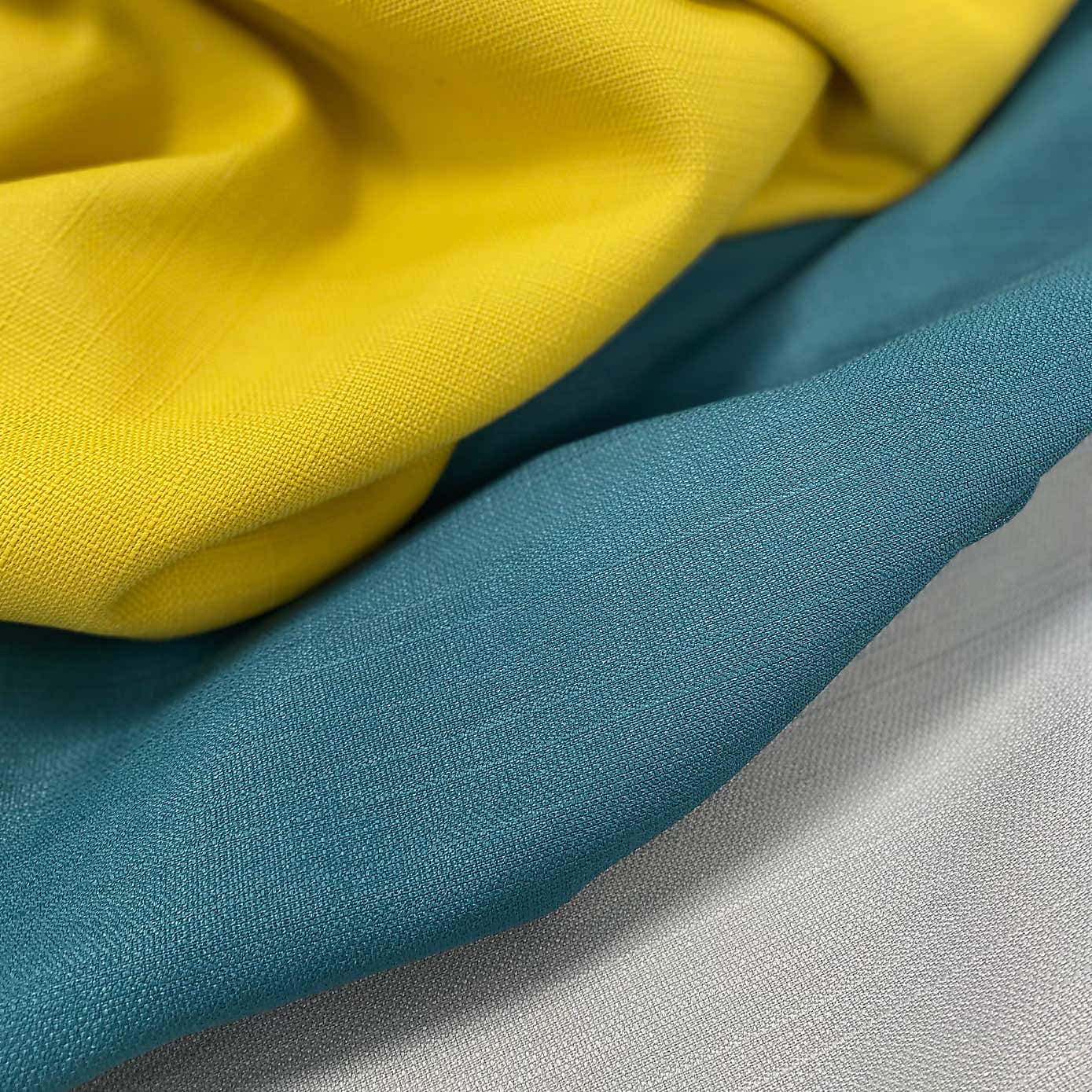 Capri Mustard Recycled Polyester Fabric