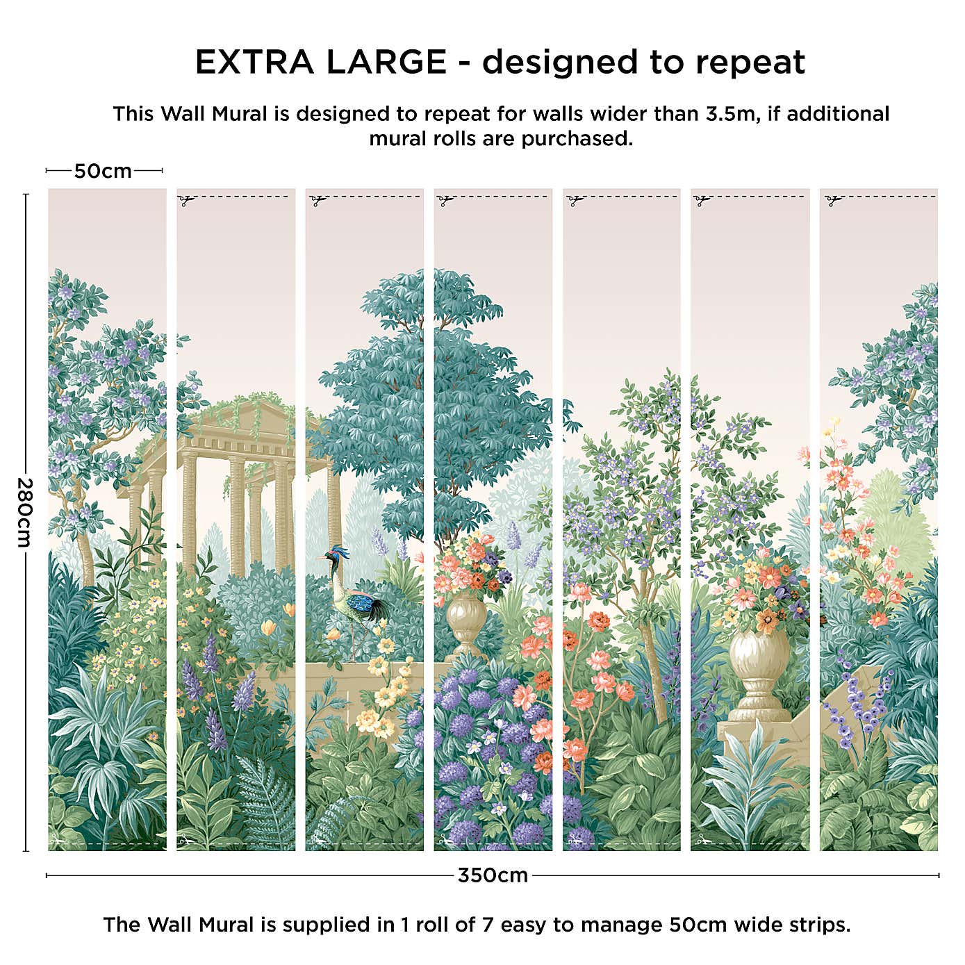 Cranberry and Laine Landscape Garden Wall Mural