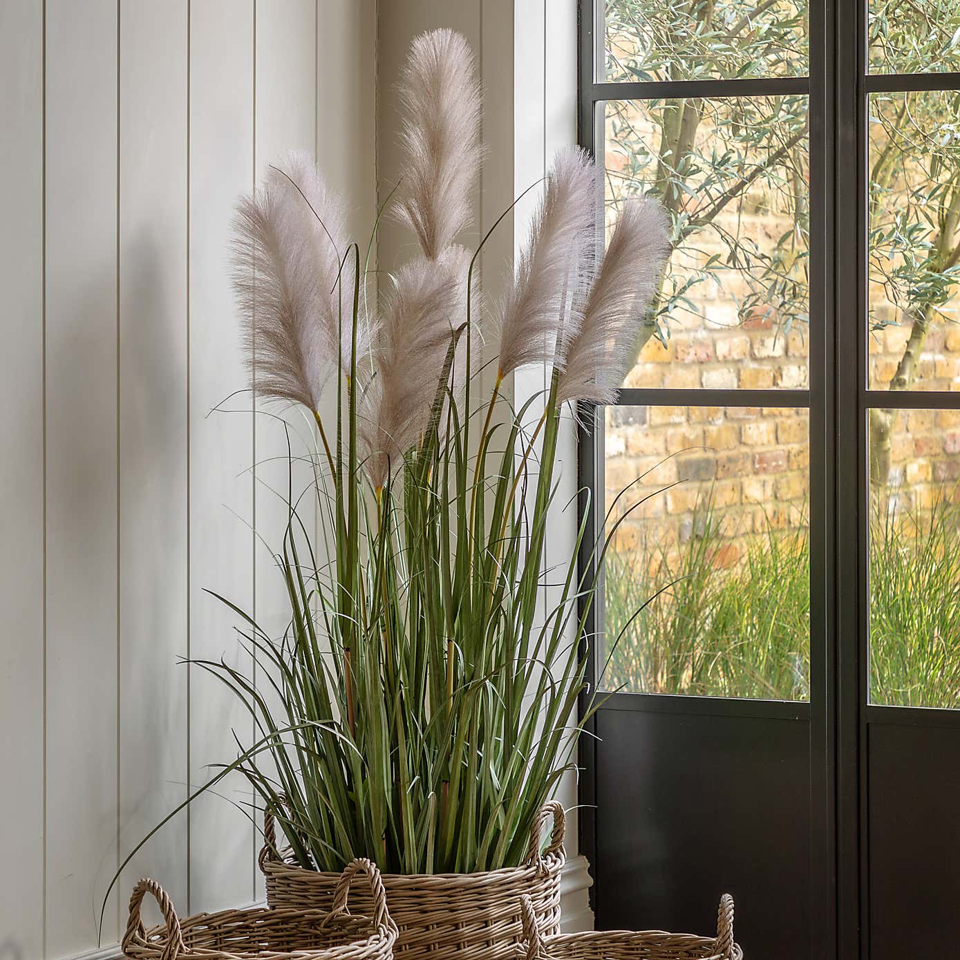 Artificial Tall Pampas Grass in Plant Pot