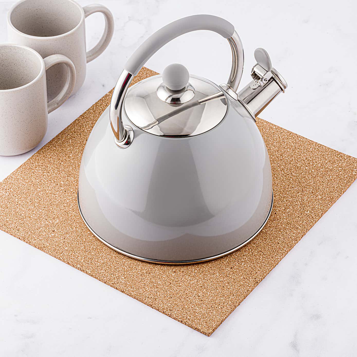 Treefloor Pack of 9 Plain Cork Tiles