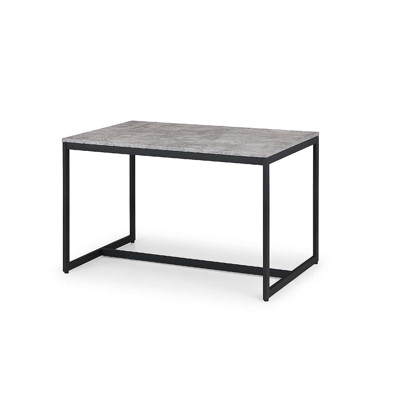 Staten Rectangular Dining Table with 4 Monroe Chairs