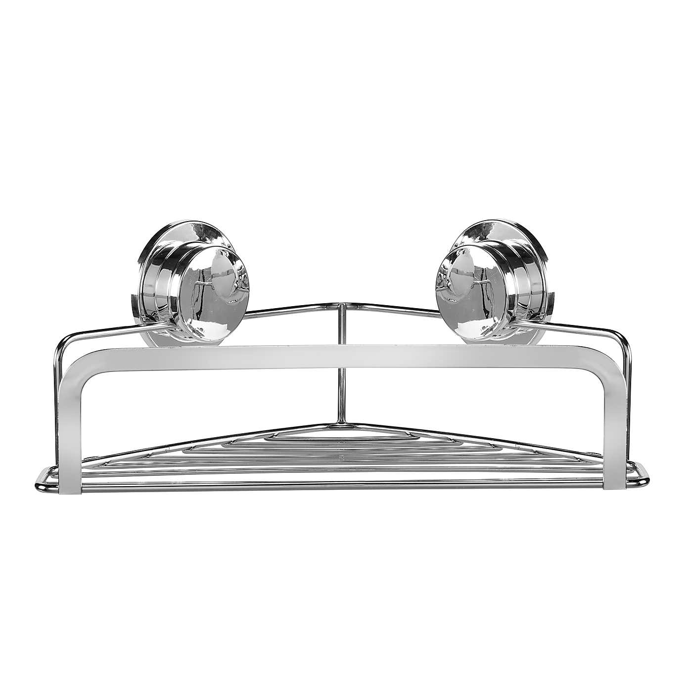 Croydex Stick-n-Lock Corner Basket