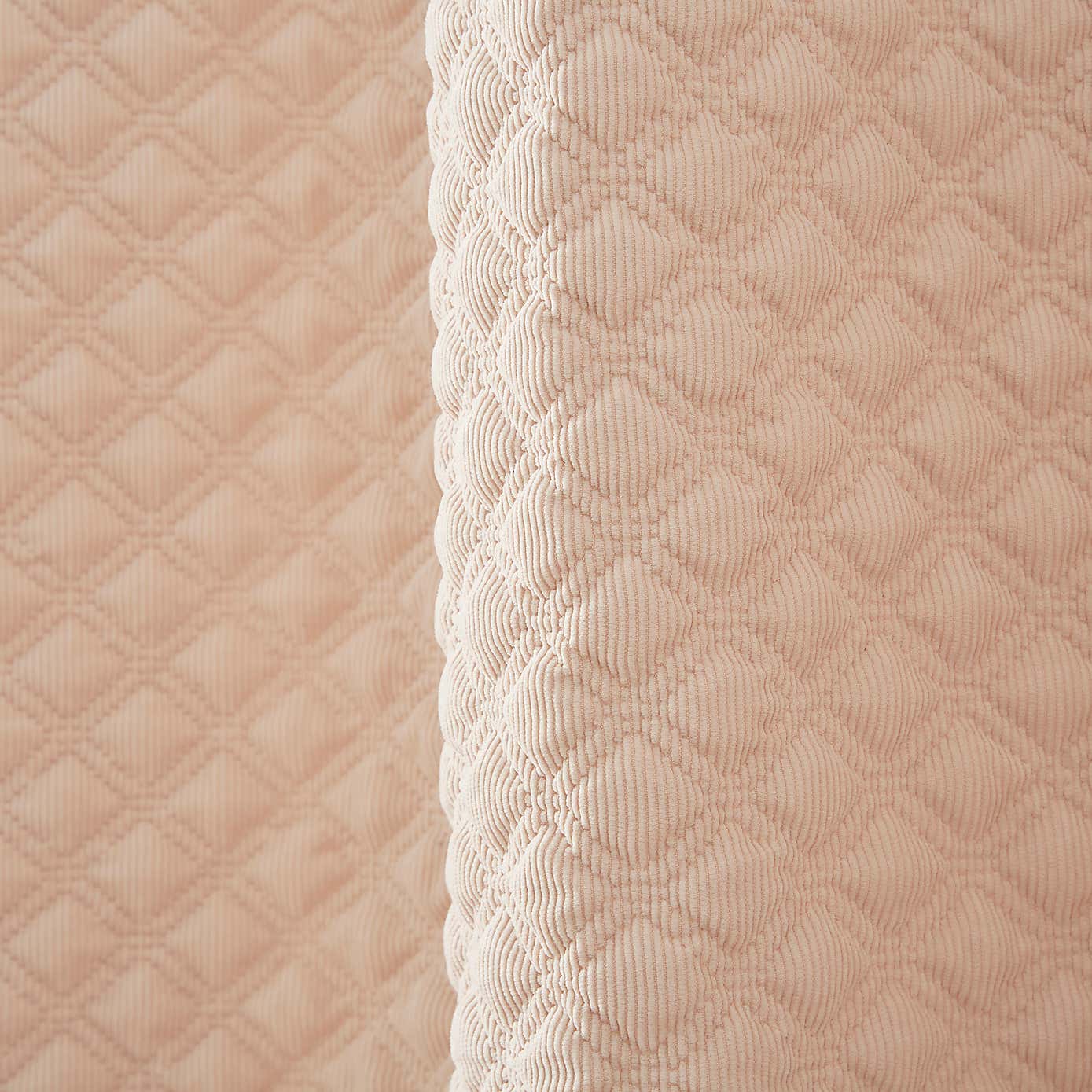 Padded Corduroy Eyelet Curtain