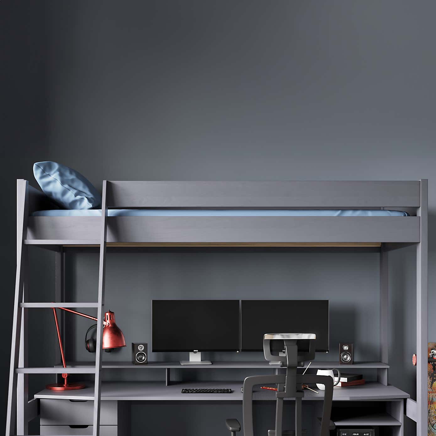 Tera Gaming High Sleeper Bed Frame