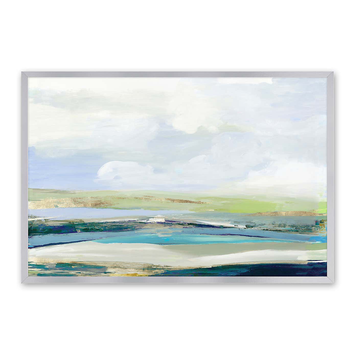 Happy Landscape by Tom Reeves Framed Print