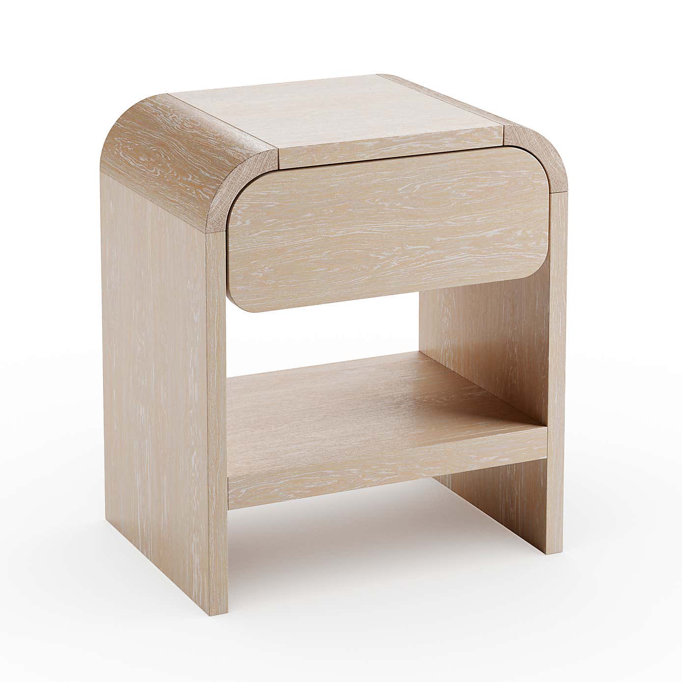 Bennett 1 Drawer Bedside Table, Light Oak