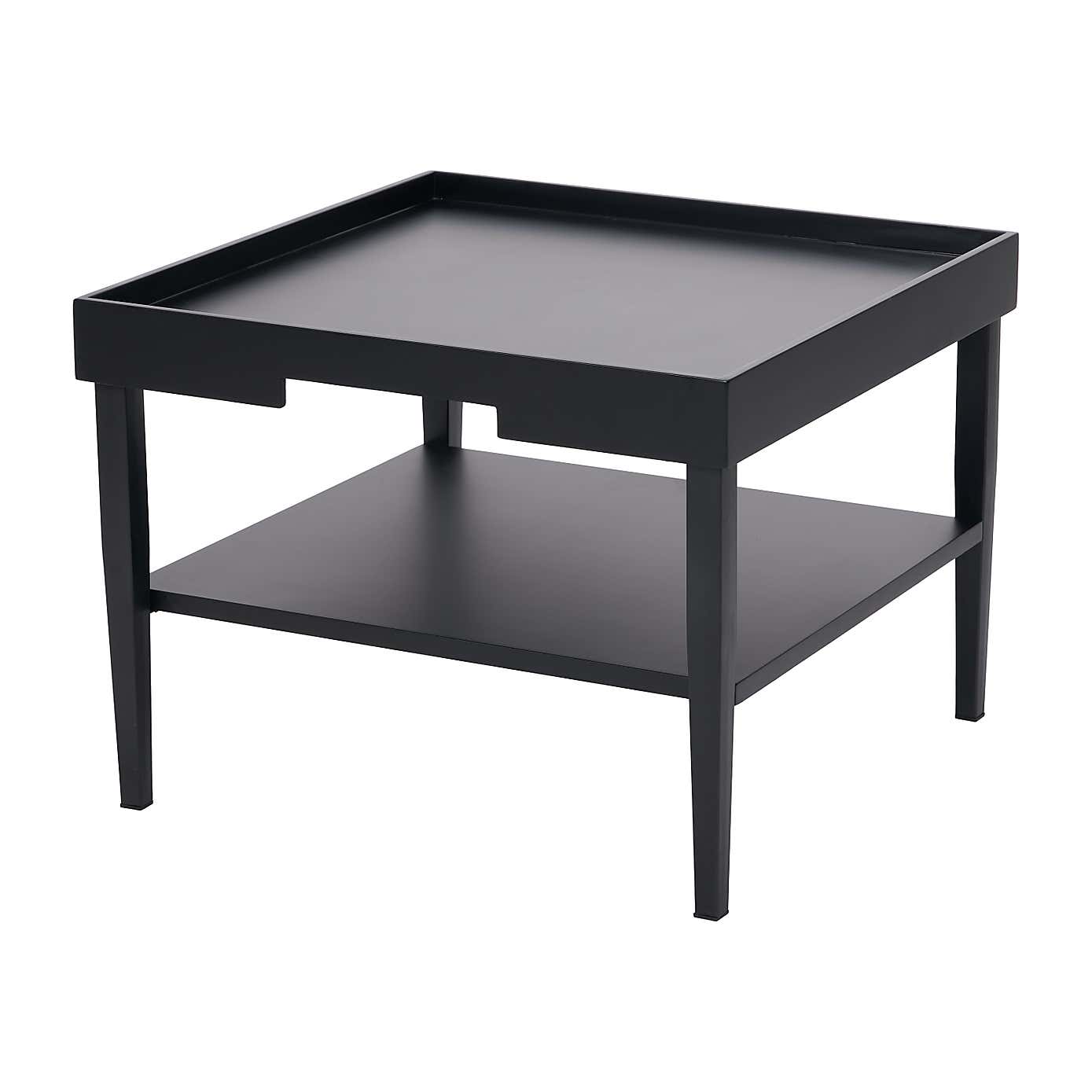 Marnie Coffee Table, Black Wood