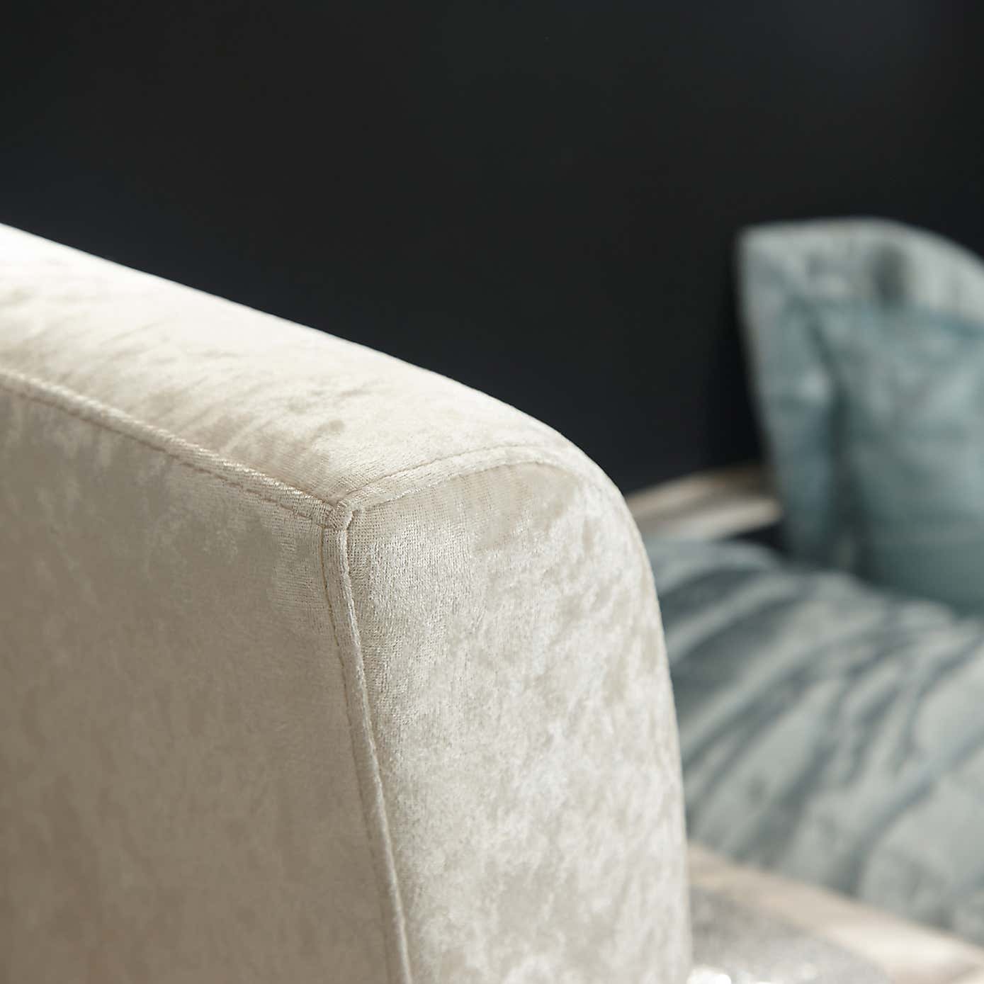 Verona Crushed Velvet Ottoman Window Seat