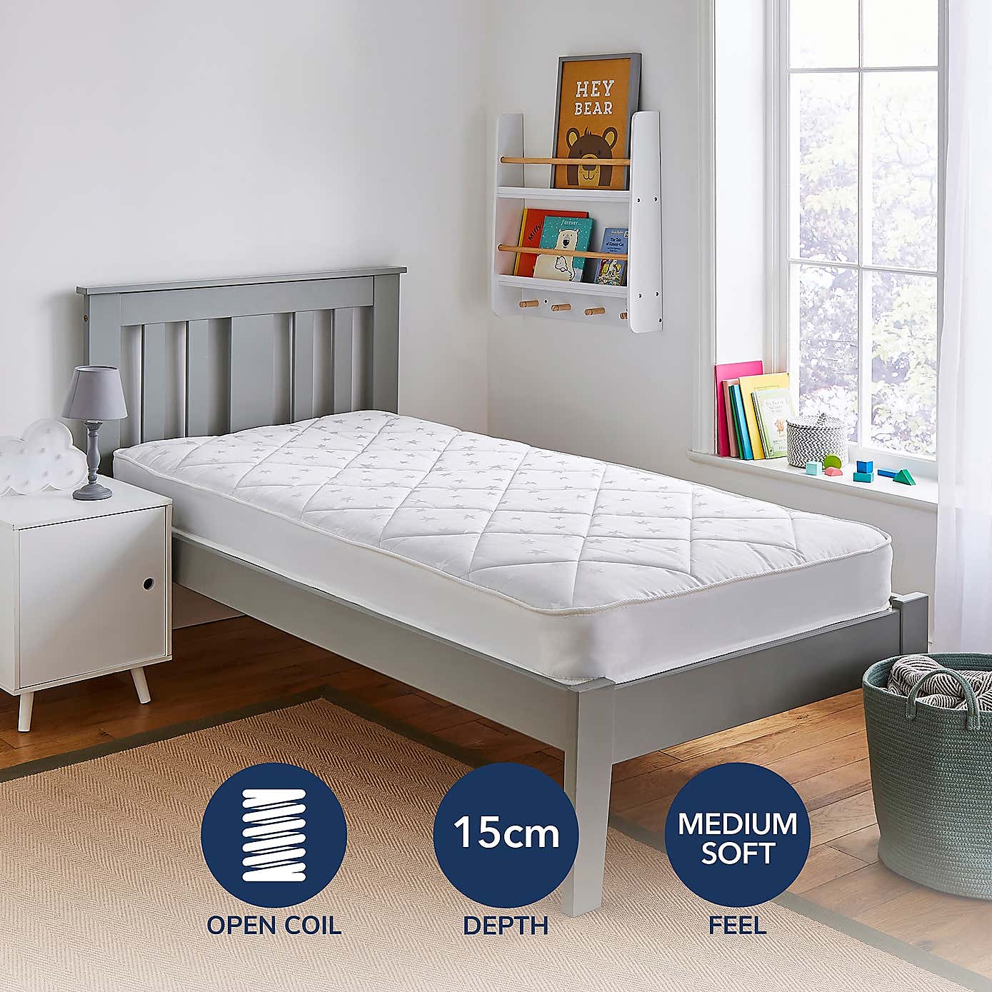 Fogarty Kids Open Coil Single Mattress
