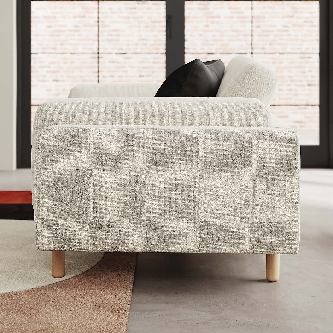 Newton Chunky Tonal Weave Snuggle Chair