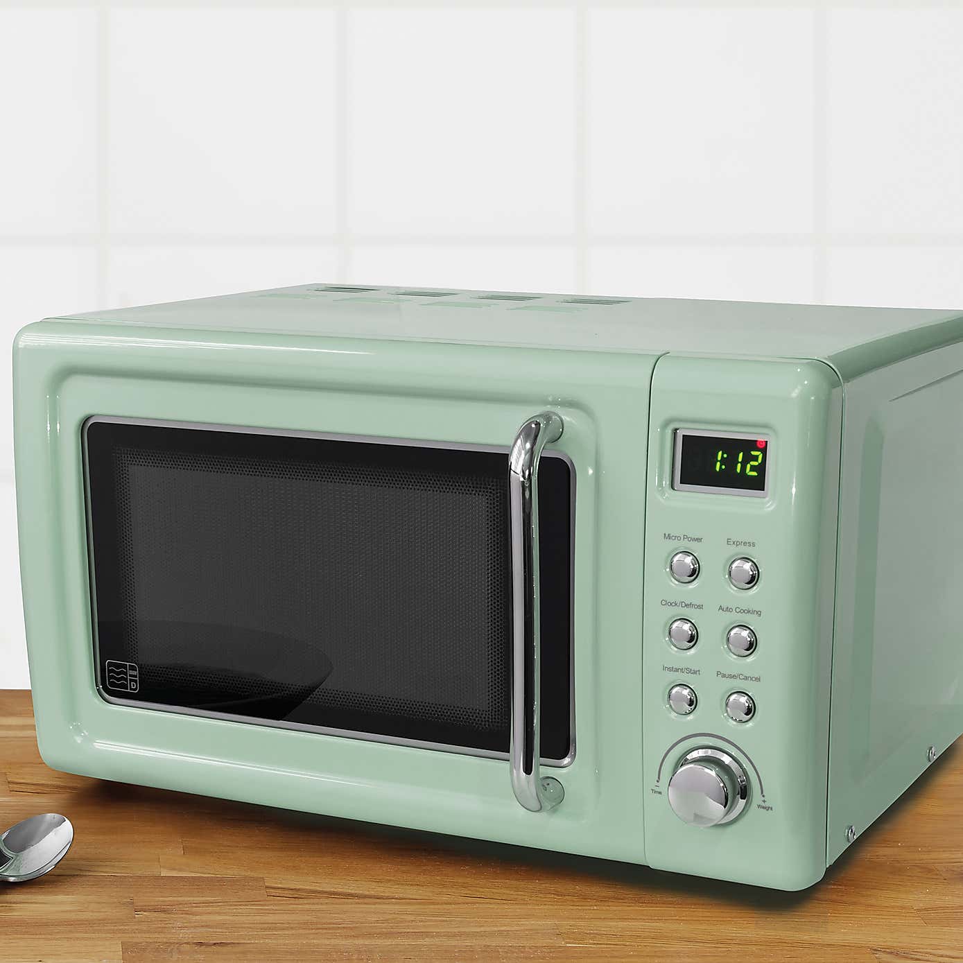 Retro 20L 800W Microwave Seafoam v3