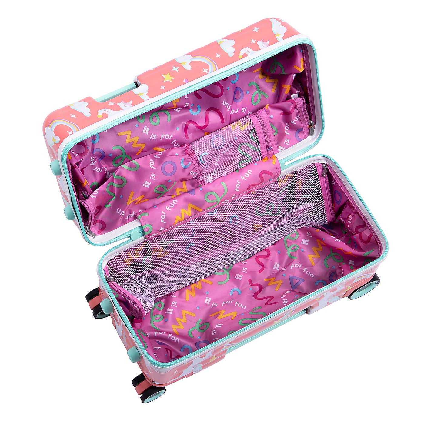 IT Luggage Trunkryder Unicorns Kids Ride On Suitcase
