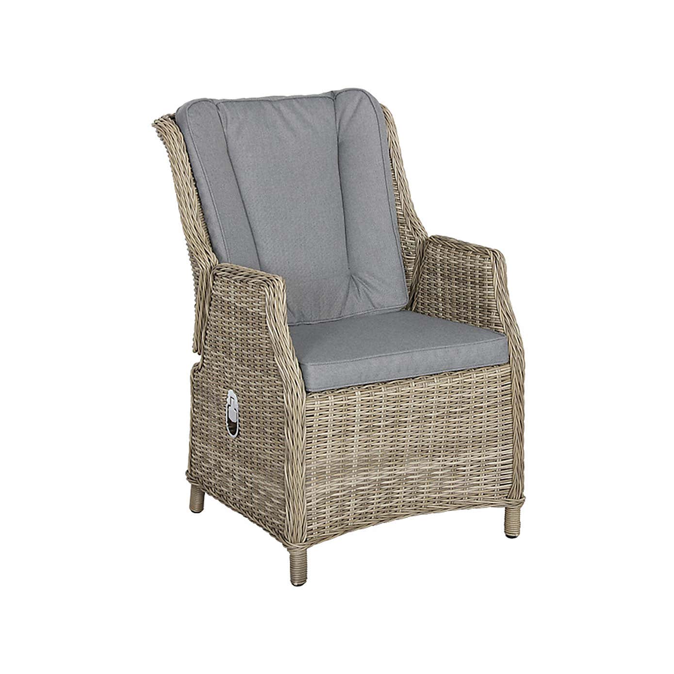 A.Mir Wentworth 5 Piece Deluxe Reclining Outdoor Chair Set