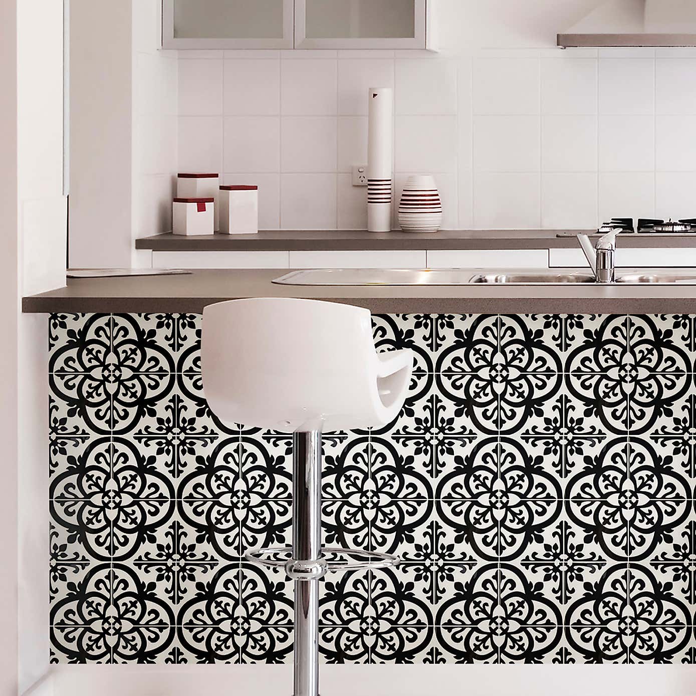 InHome Avignon Self Adhesive Backsplash Tiles