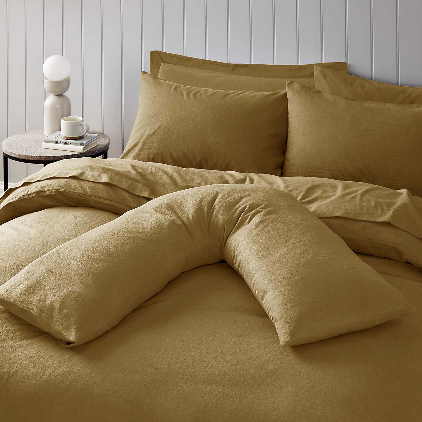 Soft & Cosy Brushed Cotton V-Shape Pillowcase
