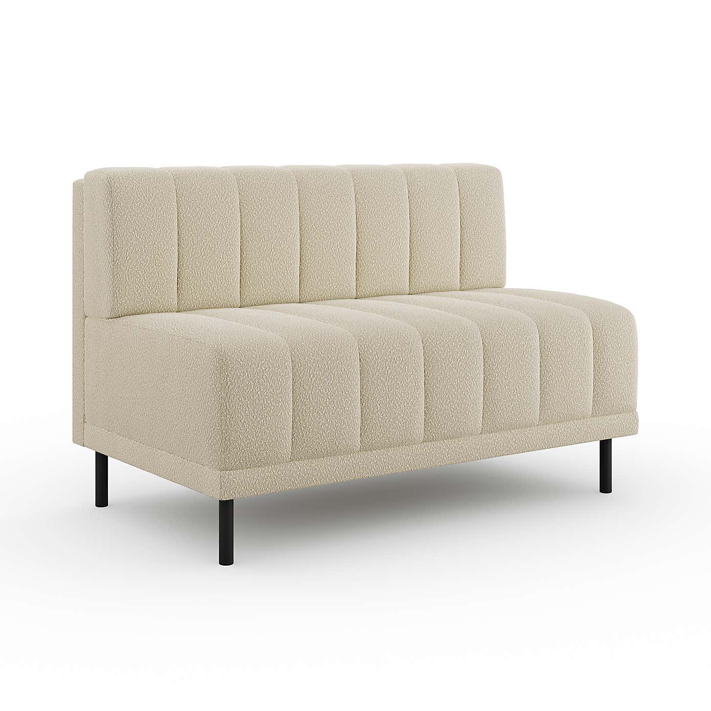 Amali Long Dining Bench, Boucle