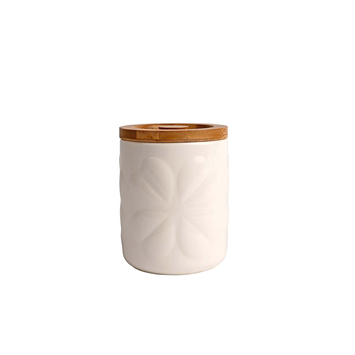 Navigate Carnaby Embossed Ceramic Jar with Lid