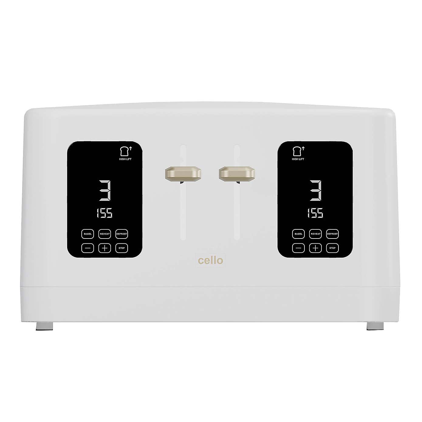 Cello Digital 4 Slice Toaster