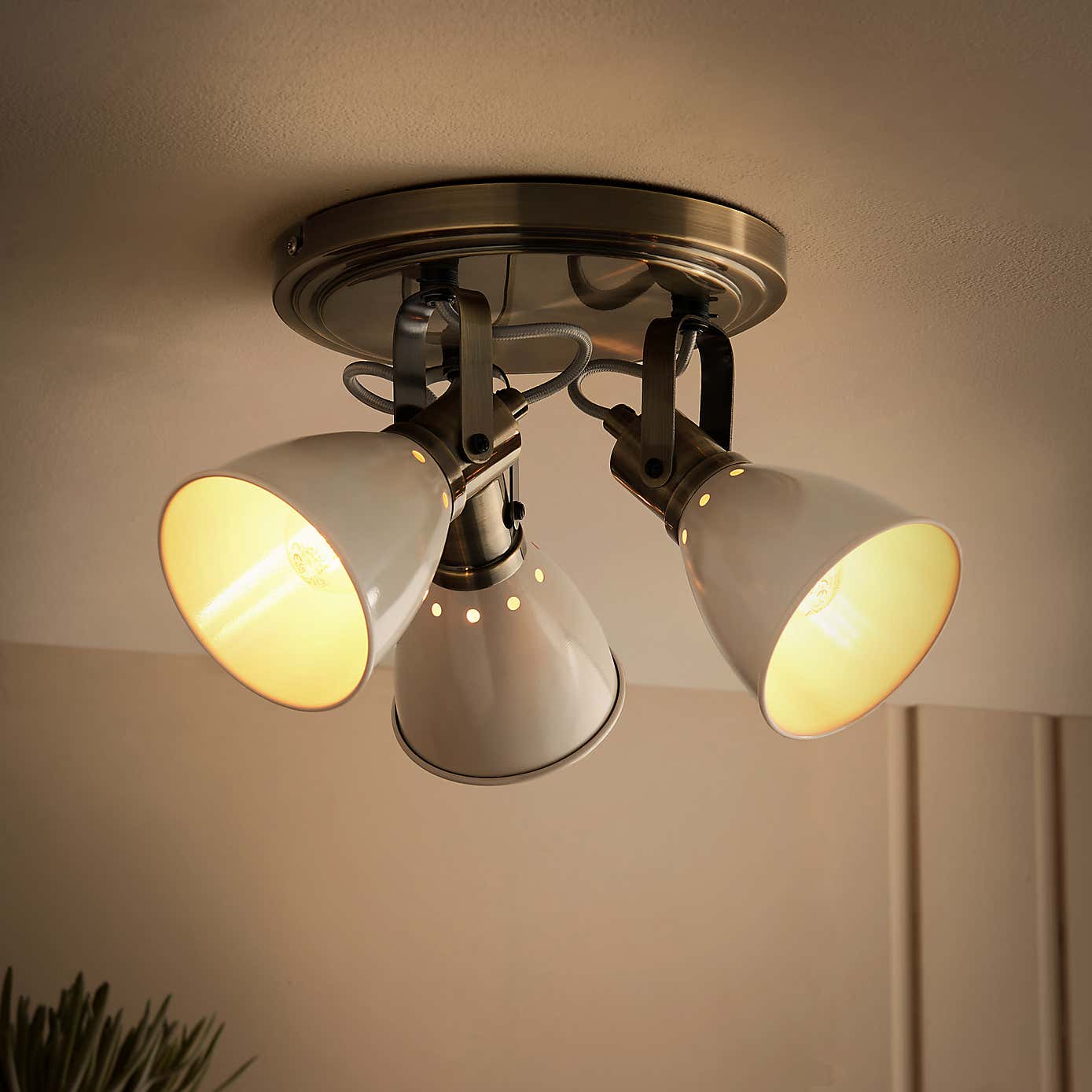 Miley Industrial 3 Light Adjustable Spotlight