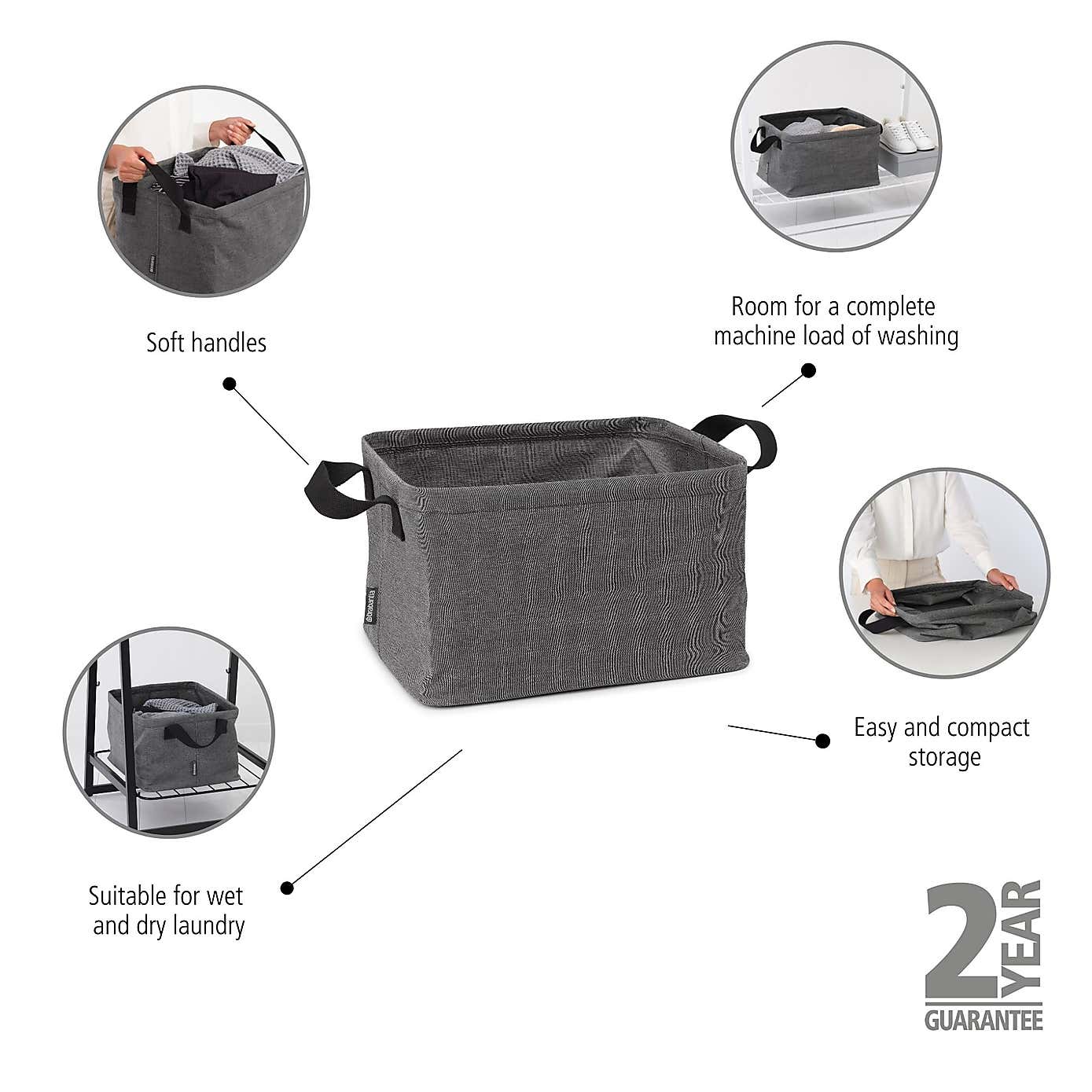 Brabantia 35L Foldable Laundry Basket