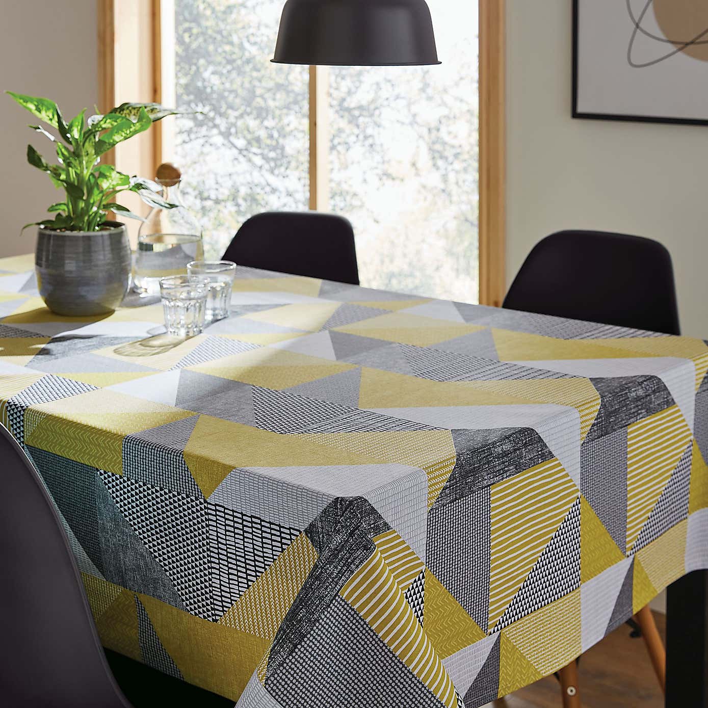 Catherine Lansfield Larsson Geo Tablecloth
