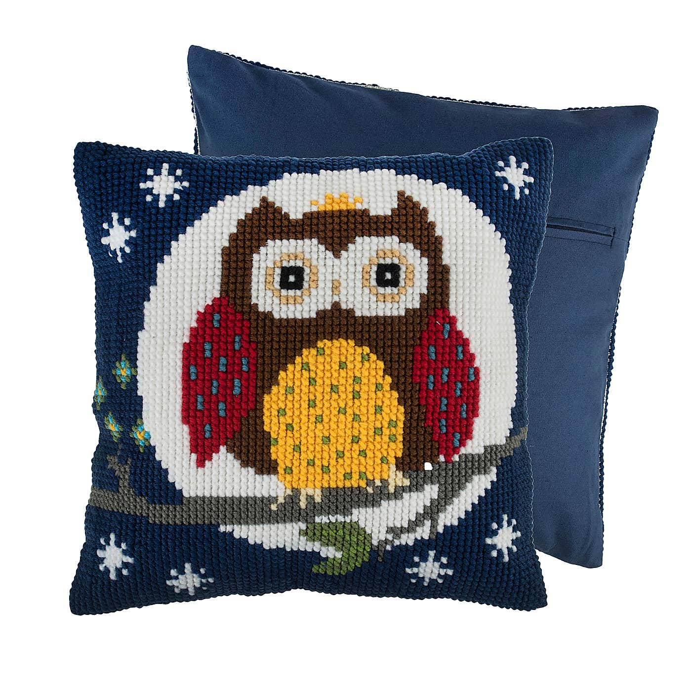 Cross Stitch Kit Cushion Night Owl
