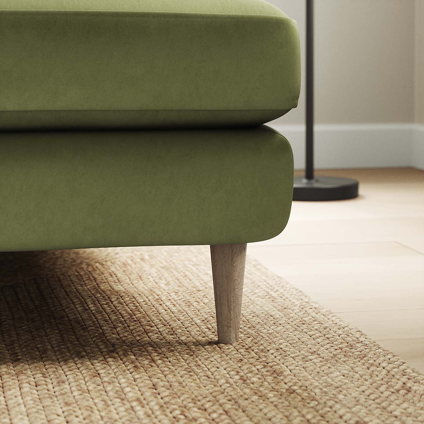 Sven Opulent Velvet Large Corner Chaise Sofa