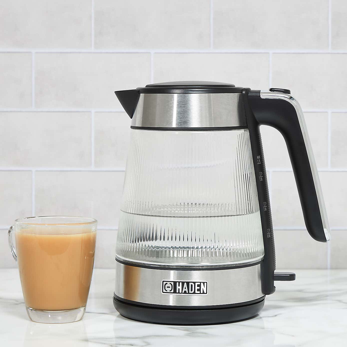 Haden Ribbed Variable Temperature Glass Kettle