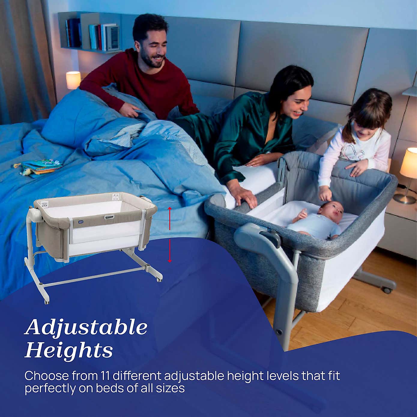 Chicco Next 2 Me Magic Evolution Crib